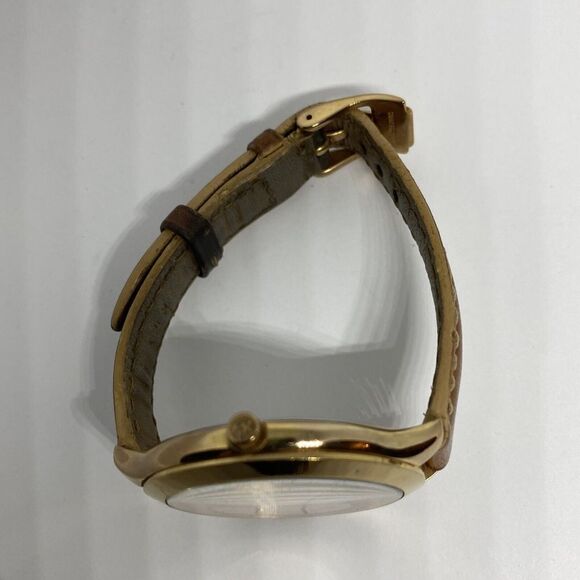 Michael Kors Runway MK-2284 Women's Brown Leather Analog Dial Quartz Watch VK430 - Picture 8 of 12